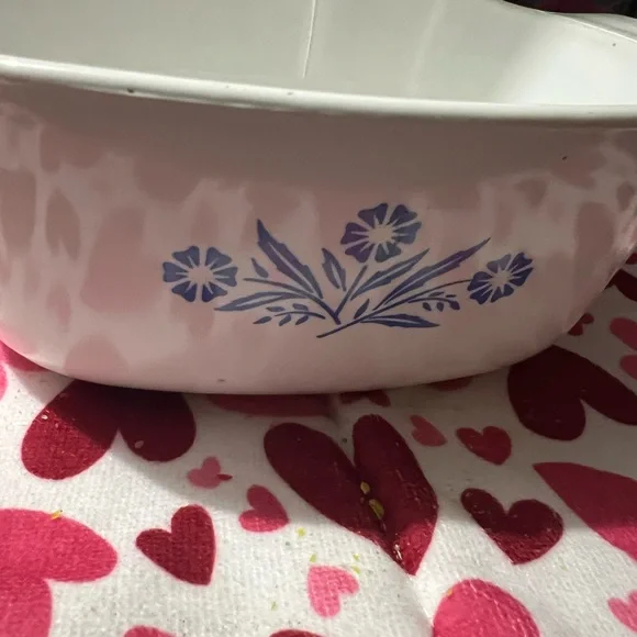 Vintage Pyrex Rare 1961-1966 Blue Corn flower Classic Original Mint  Condition